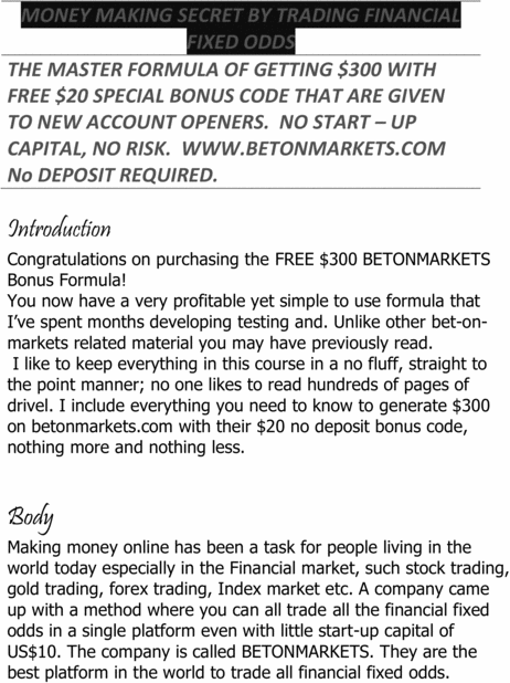 Product picture Make $50 Daily Online